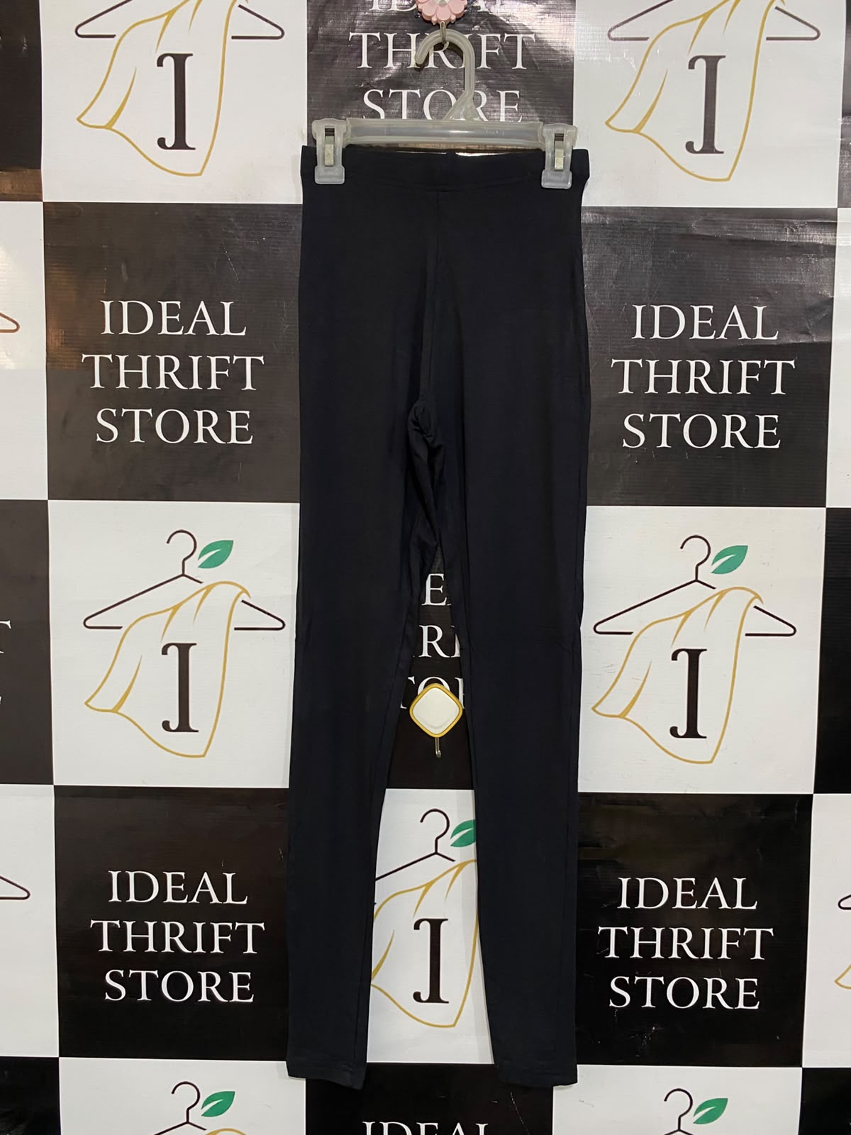 GEORGE |XS| WAIST 20| A23| CLASSIC BLACK HIGH-WAIST STRETCH LEGGINGS | ESSENTIAL EVERYDAY CASUAL PANTS