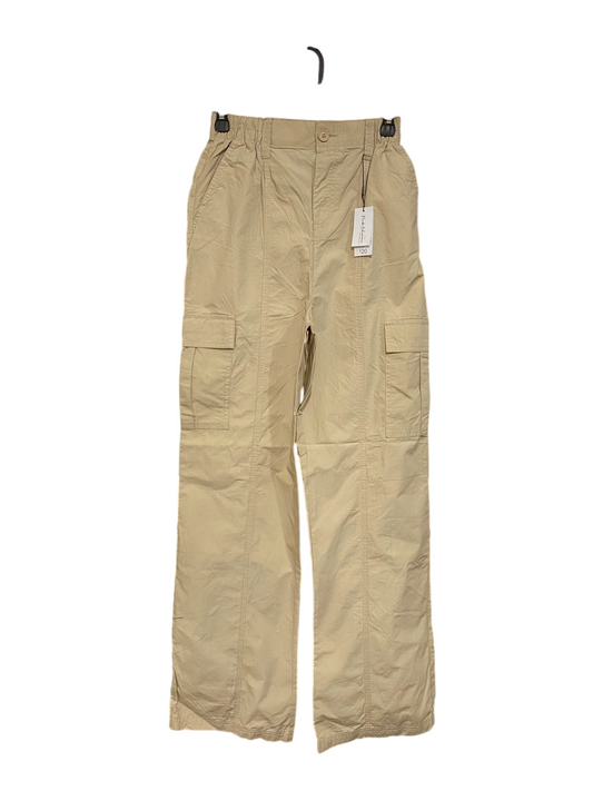 PRIMARK CARES |XS| WAIST 24| A24| BEIGE UTILITY CARGO TROUSERS
