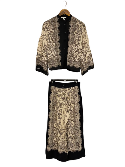 H&M |M| A25| ELEGANT BOHEMIAN PAISLEY PRINT TWO-PIECE CO-ORD SET