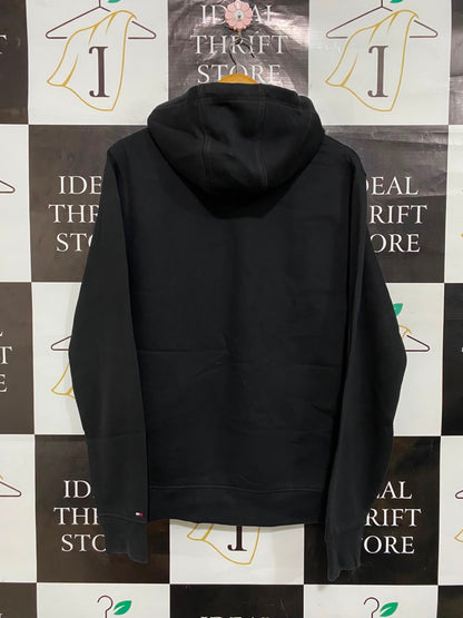 TOMMY HILFIGER |L| BUST 22| B36| CLASSIC BLACK LOGO HOODIE