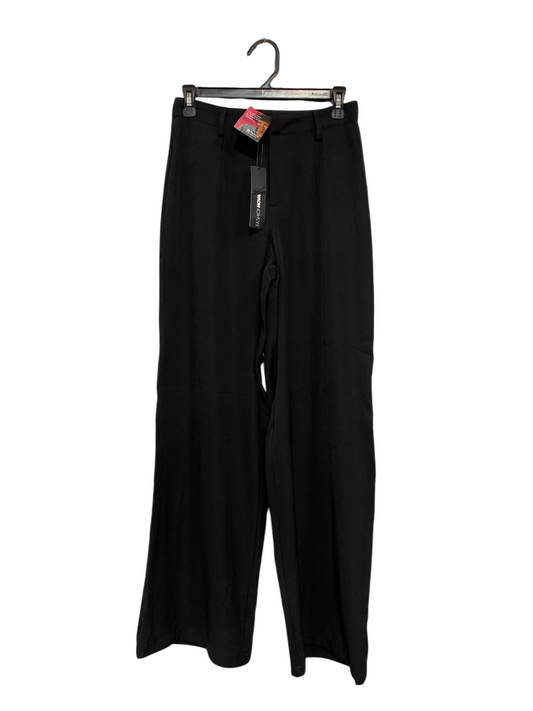 FASHION NOVA |XS| WAIST 26| A25| CLASSIC BLACK HIGH-WAISTED WIDE-LEG TROUSERS