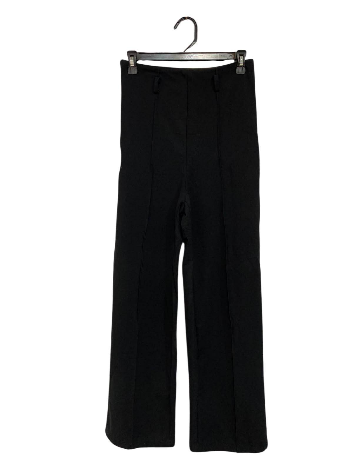 SHEIN |S| WAIST 26| A26| CLASSIC BLACK HIGH-WAISTED CENTER-CREASE STRAIGHT-LEG TROUSERS