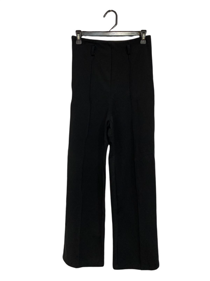 SHEIN |S| WAIST 26| A26| CLASSIC BLACK HIGH-WAISTED CENTER-CREASE STRAIGHT-LEG TROUSERS