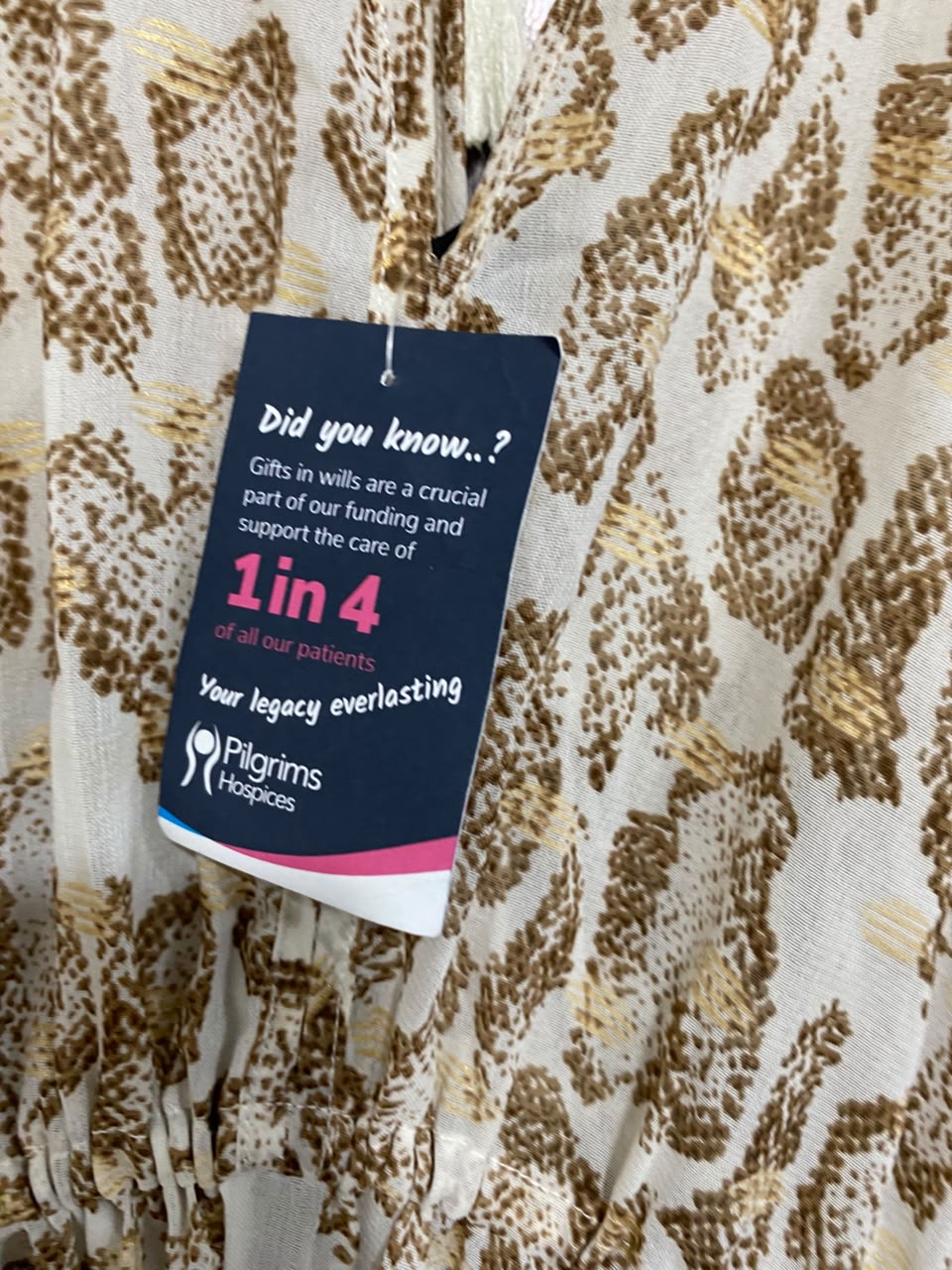 BOOHOO |M| BUST FREE| A26| GOLD ANIMAL PRINT V-NECK TASSEL TIE WAIST MAXI DRESS