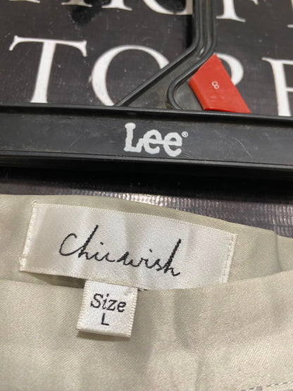 CHIWISH |L| WAIST 28| A25| AMSTERDAM ARCHITECTURE AND PINK TULIPS PLEATED MIDI SKIRT