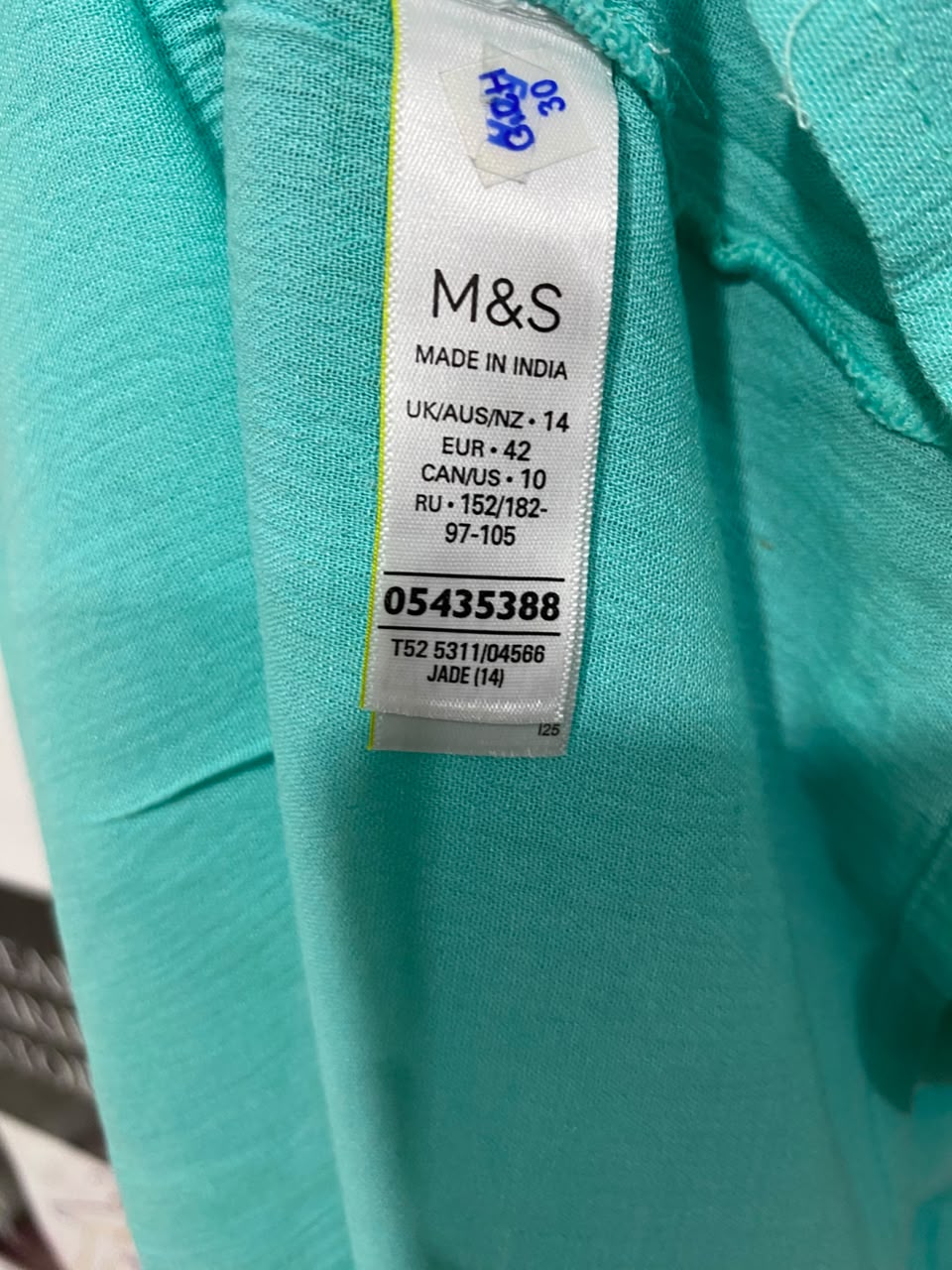 M&S |L| BUST 21| A25| TURQUOISE TIERED TASSLED STRAP SUMMER MIDI DRESS
