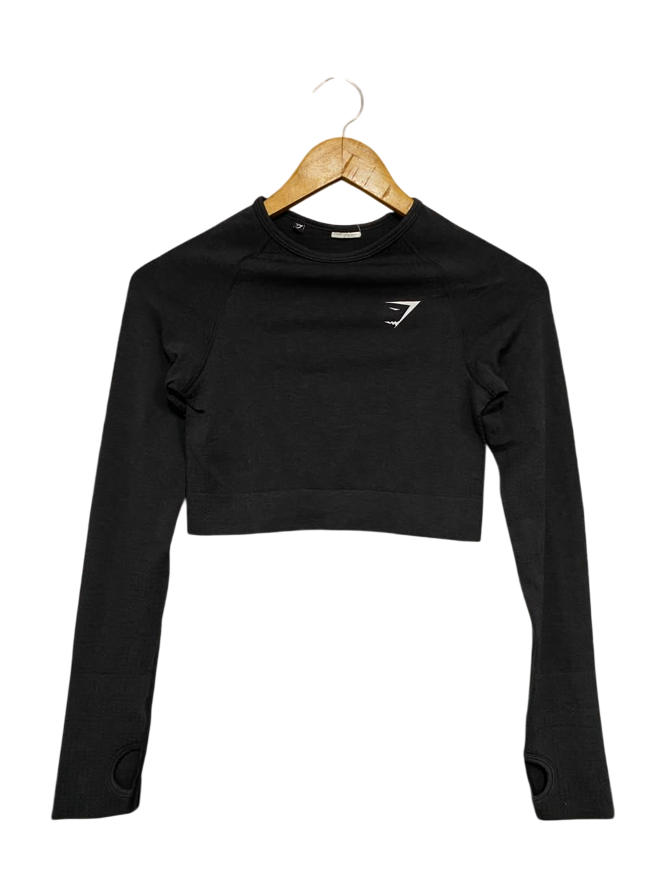 GYMSHARK |S| BUST 13| WOMEN'S VITAL SEAMLESS LONG SLEEVE CROPPED TOP