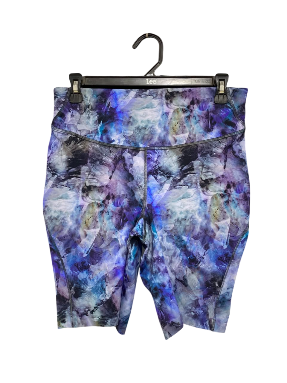 LULULEMON |M| WAIST 28| WOMEN'S HIGH-WAISTED ABSTRACT MARBLE PRINT BIKER SHORTS