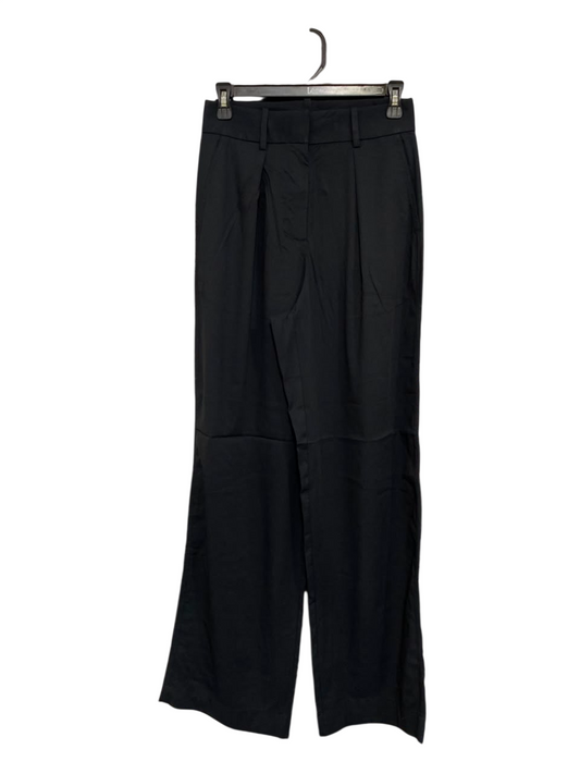 LULULEMON |S| WAIST 26| WOMEN'S HIGH-WAISTED BLACK PLEATED WIDE-LEG DRESS PANTS