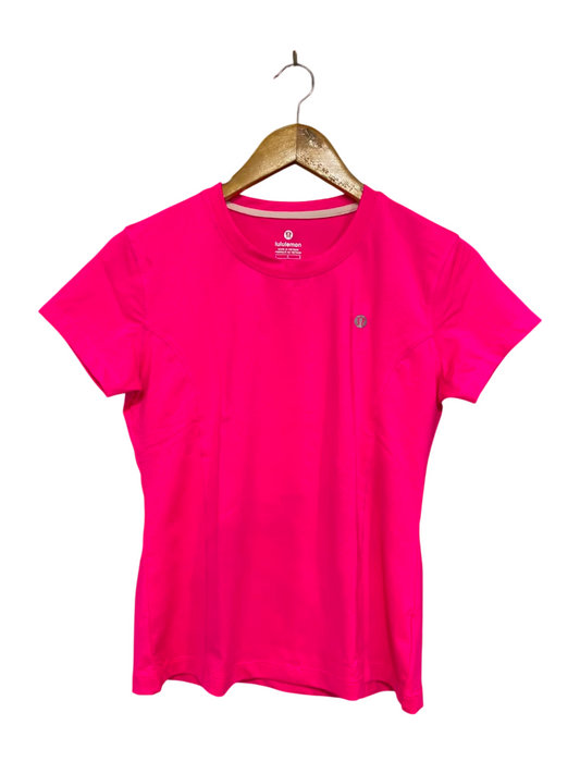 LULULEMON |L| BUST 17| BRIGHT HOT PINK / MAGENTA RUNNING TOP
