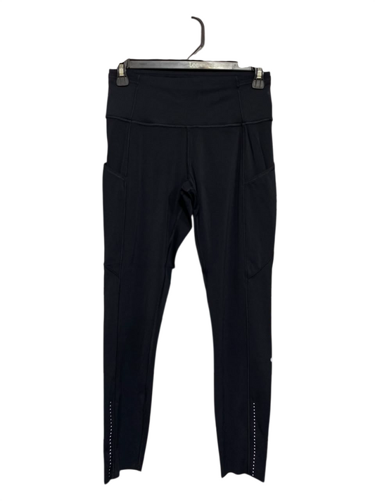 LULULEMON |S| WAIST 26| WOMEN'S FAST AND FREE HIGH-WAISTED BLACK RUNNING LEGGINGS