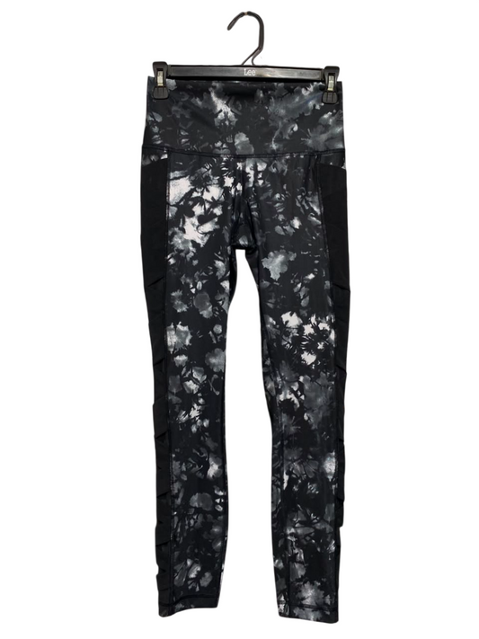 LULULEMON |S| WAIST 24| WOMEN'S HIGH-WAISTED TIE-DYE / FLORAL MARBLE PRINT LEGGINGS