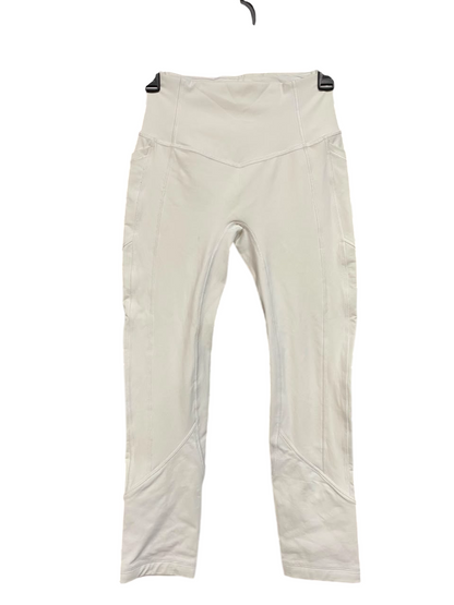 LULULEMON |XS| WAIST 22| WOMEN'S ALIGN / FAST AND FREE HIGH-WAISTED OFF-WHITE LEGGINGS