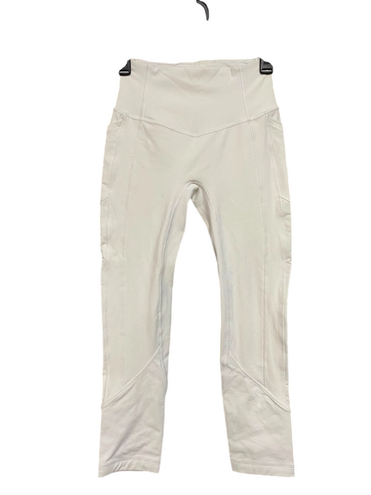 LULULEMON |XS| WAIST 22| WOMEN'S ALIGN / FAST AND FREE HIGH-WAISTED OFF-WHITE LEGGINGS