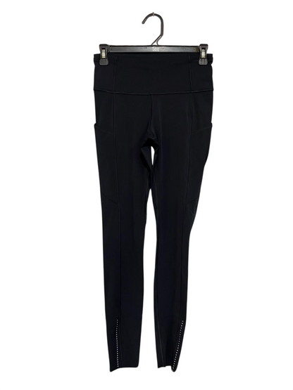 LULULEMON |S| WAIST 26| WOMEN'S FAST AND FREE HIGH-WAISTED BLACK RUNNING LEGGINGS
