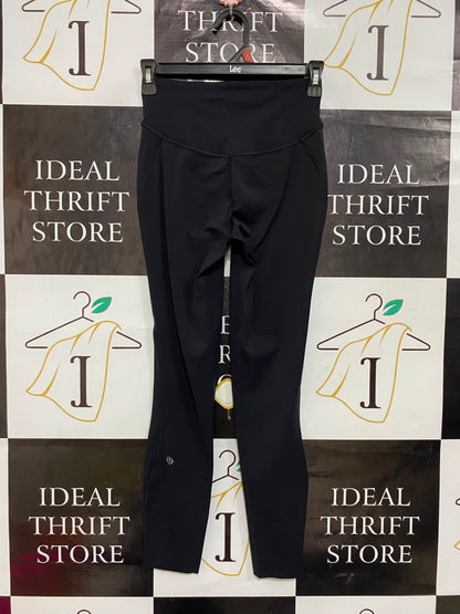 LULULEMON | XS| WAIST 23| WOMEN'S ALIGN / FAST AND FREE HIGH-WAISTED BLACK LEGGINGS