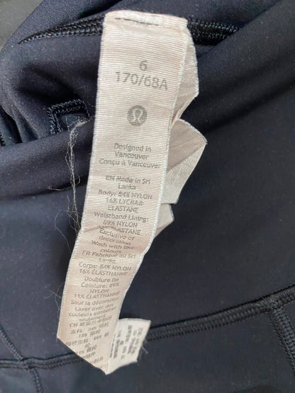 LULULEMON |S| WAIST 26| WOMEN'S FAST AND FREE HIGH-WAISTED BLACK RUNNING LEGGINGS