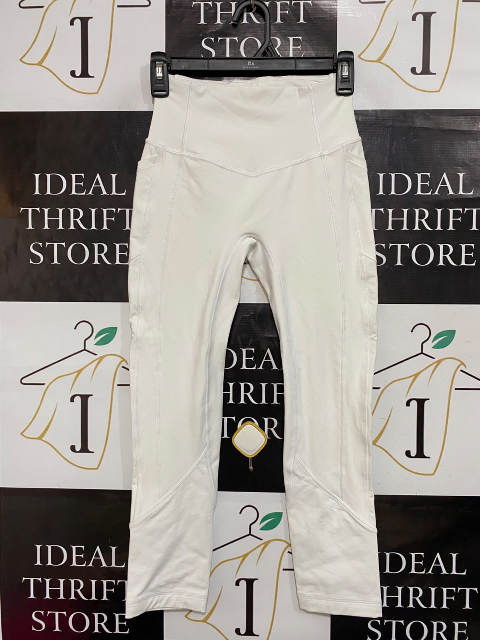 LULULEMON |XS| WAIST 22| WOMEN'S ALIGN / FAST AND FREE HIGH-WAISTED OFF-WHITE LEGGINGS