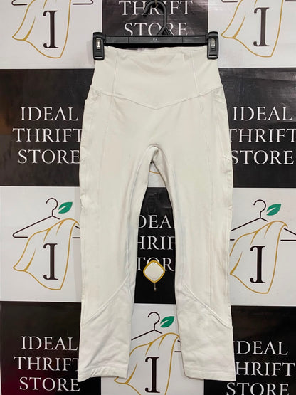LULULEMON |XS| WAIST 22| WOMEN'S ALIGN / FAST AND FREE HIGH-WAISTED OFF-WHITE LEGGINGS