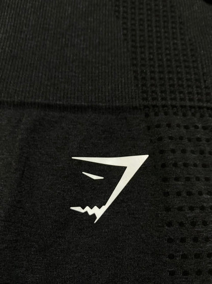 GYMSHARK | XS| WAIST 22| WOMEN'S VITAL SEAMLESS HIGH-WAISTED BLACK LEGGINGS