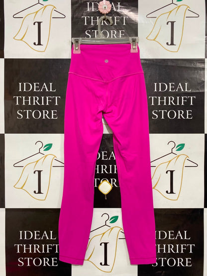 LULULEMON |XXS| WAIST 18| WOMEN'S ALIGN HIGH-WAISTED HOT PINK / MAGENTA LEGGINGS