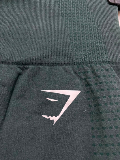 GYMSHARK | XS| WAIST 22| WOMEN'S VITAL SEAMLESS HIGH-WAISTED DARK GREEN / FOREST GREEN LEGGINGS