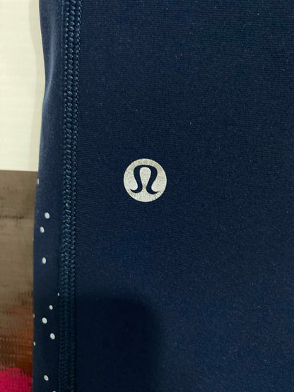 LULULEMON |S| WAIST 24| WOMEN'S FAST AND FREE HIGH-WAISTED NAVY BLUE RUNNING LEGGINGS