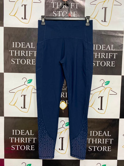 LULULEMON |S| WAIST 24| WOMEN'S FAST AND FREE HIGH-WAISTED NAVY BLUE RUNNING LEGGINGS