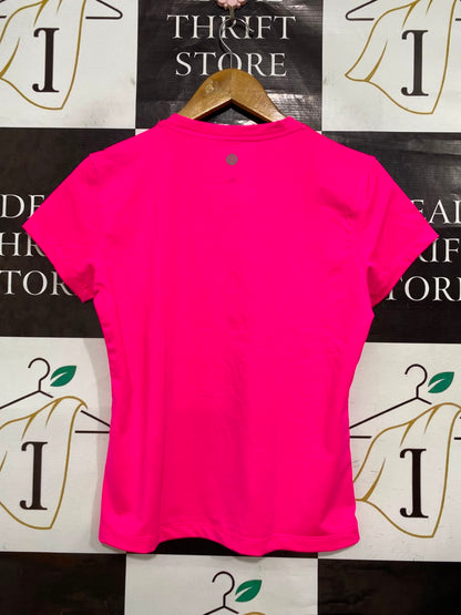 LULULEMON |L| BUST 17| BRIGHT HOT PINK / MAGENTA RUNNING TOP
