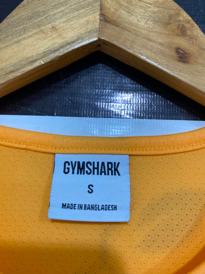 GYMSHARK |S| BUST 17| BRIGHT ORANGE ATHLETIC GYM SHIRT