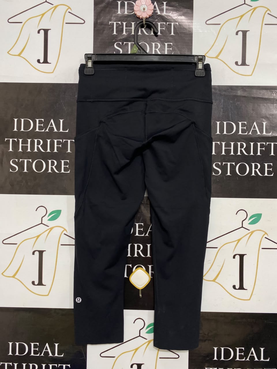 LULULEMON |S| WAIST 26| WOMEN'S FAST AND FREE HIGH-WAISTED BLACK CROPPED RUNNING LEGGINGS