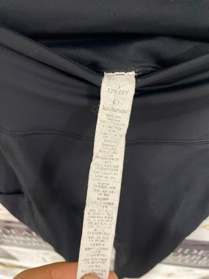 LULULEMON |S| WAIST 26| WOMEN'S FAST AND FREE HIGH-WAISTED BLACK CROPPED RUNNING LEGGINGS