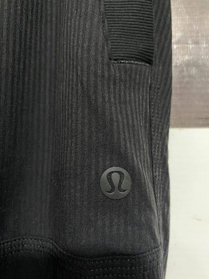 LULULEMON |M| WAIST 28| WOMEN'S HIGH-WAISTED BLACK DRAWSTRING CARGO PANTS WITH FLAP POCKETS