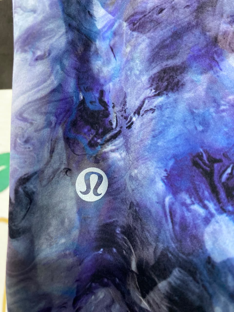 LULULEMON |M| WAIST 28| WOMEN'S HIGH-WAISTED ABSTRACT MARBLE PRINT BIKER SHORTS