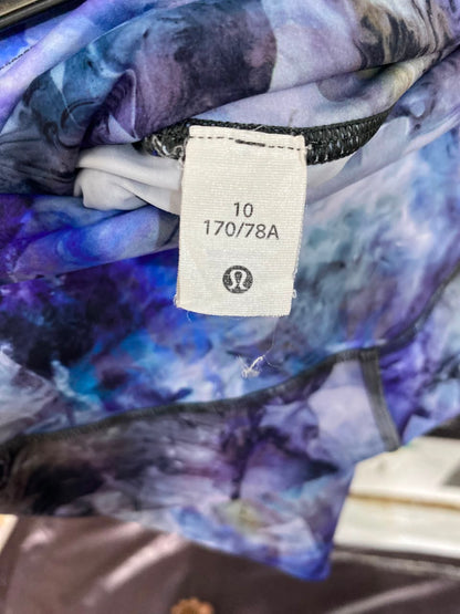 LULULEMON |M| WAIST 28| WOMEN'S HIGH-WAISTED ABSTRACT MARBLE PRINT BIKER SHORTS