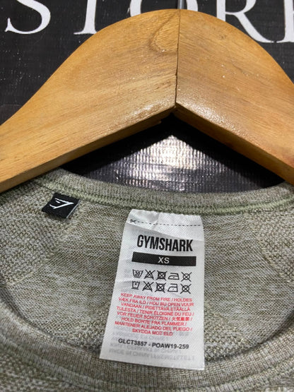 GYMSHARK | XS| BUST 12| WOMEN'S ENERGY SEAMLESS LONG SLEEVE CROPPED TOP