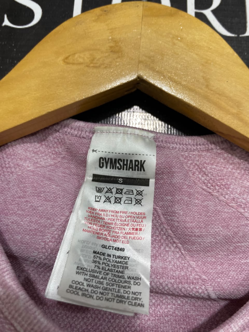 GYMSHARK | S| BUST 12| WOMEN'S ENERGY SEAMLESS LONG SLEEVE CROPPED TOP