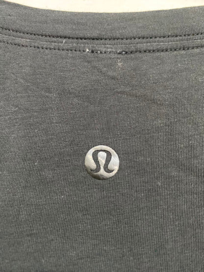 LULULEMON | L| BUST 18| LOVE V-NECK SHORT SLEEVE SHIRT - BLACK CASUAL ATHLEISURE T-SHIRT