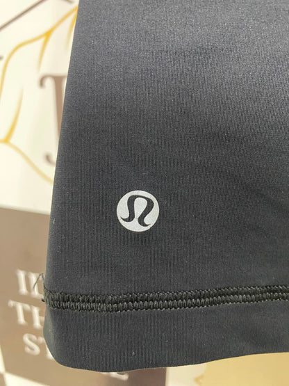 LULULEMON |S| BUST 13| WOMEN'S SCOOP NECK WORKOUT TANK TOP - BLACK BUILT-IN BRA ATHLETIC SHIRT