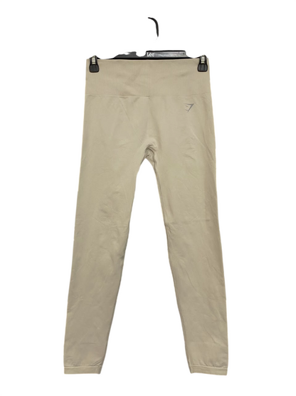 GYMSHARK |XS| WAIST 24| BEIGE SEAMLESS HIGH-WAISTED LEGGINGS