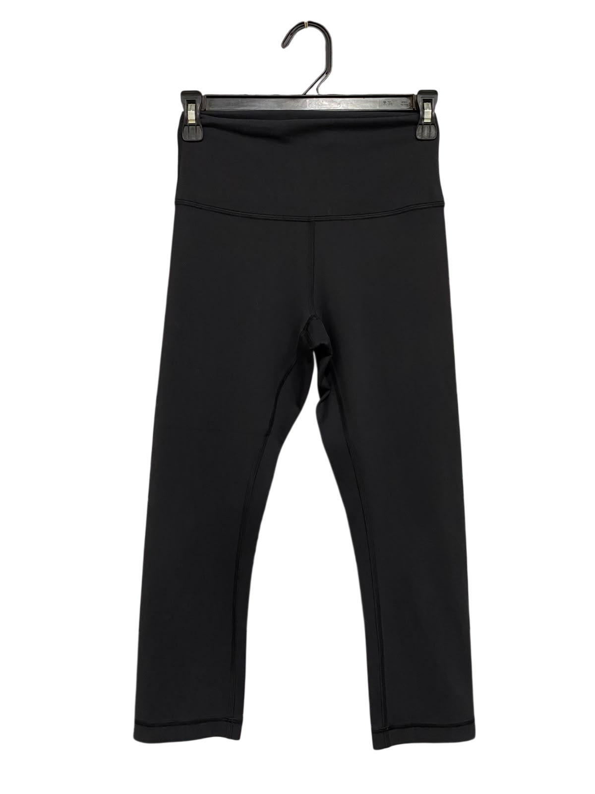 LULULEMON |XS| WAIST 24| WOMEN'S BLACK HIGH-WAISTED ATHLETIC CROPPED LEGGINGS
