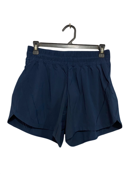 LULULEMON |M| WAIST 28| WOMEN'S NAVY BLUE HIGH-WAISTED ATHLETIC RUNNING SHORTS