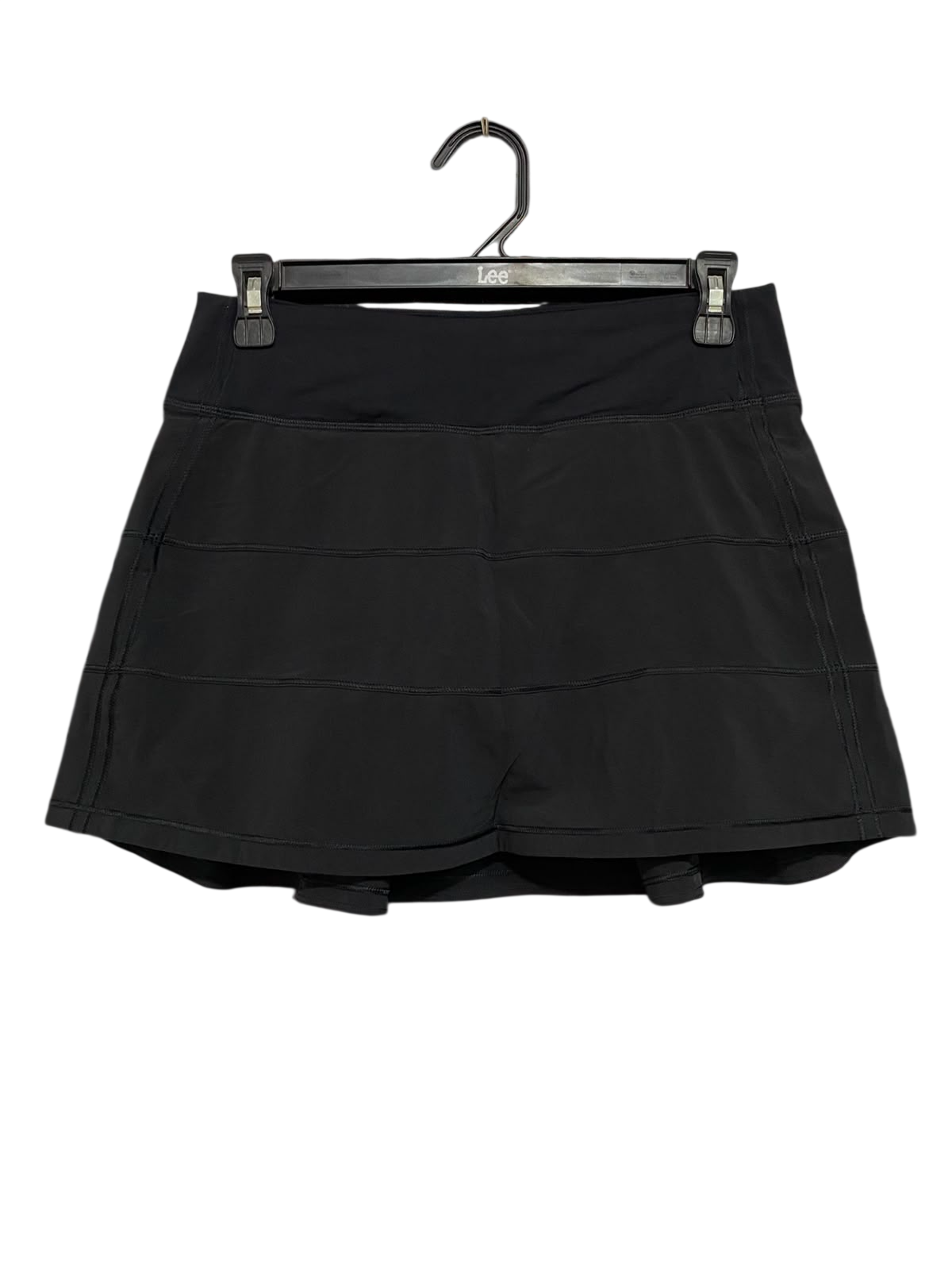 LULULEMON |M| WAIST 28| WOMEN'S BLACK HIGH-WAISTED TIERED ATHLETIC ATHLEISURE TENNIS SKORT