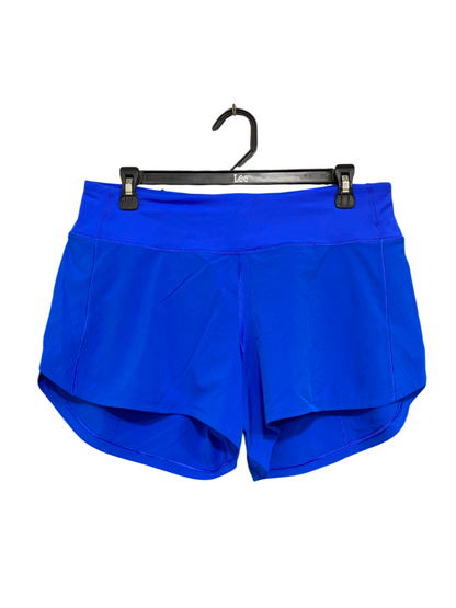 LULULEMON |L| WAIST 30| WOMEN'S VIBRANT ROYAL BLUE ATHLETIC RUNNING SHORTS