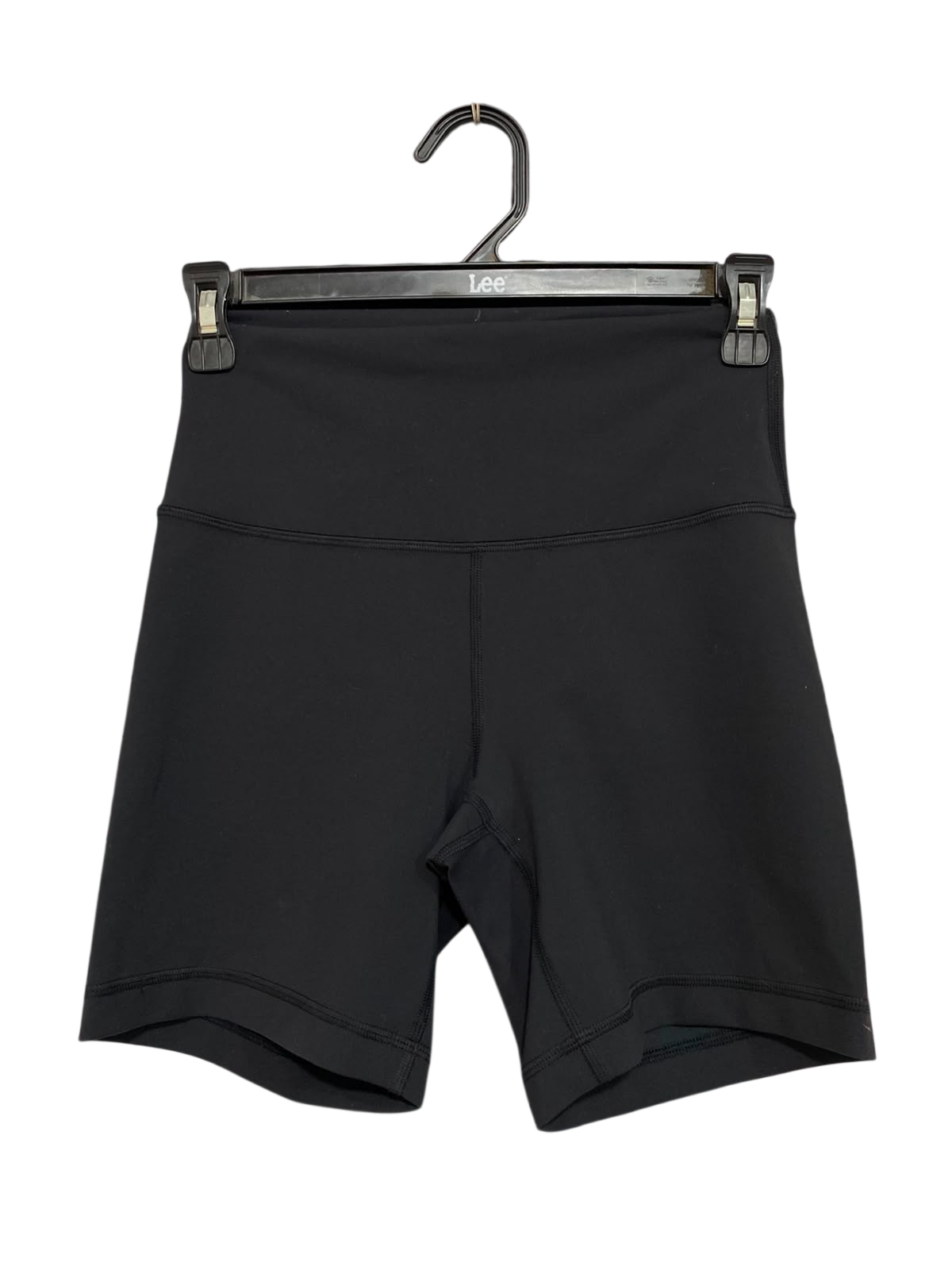 LULULEMON |XS| WAIST 24| WOMEN'S BLACK HIGH-WAISTED MID-THIGH BIKER SHORTS
