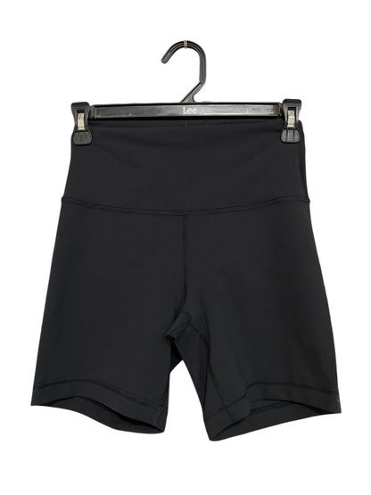 LULULEMON |XS| WAIST 24| WOMEN'S BLACK HIGH-WAISTED MID-THIGH BIKER SHORTS