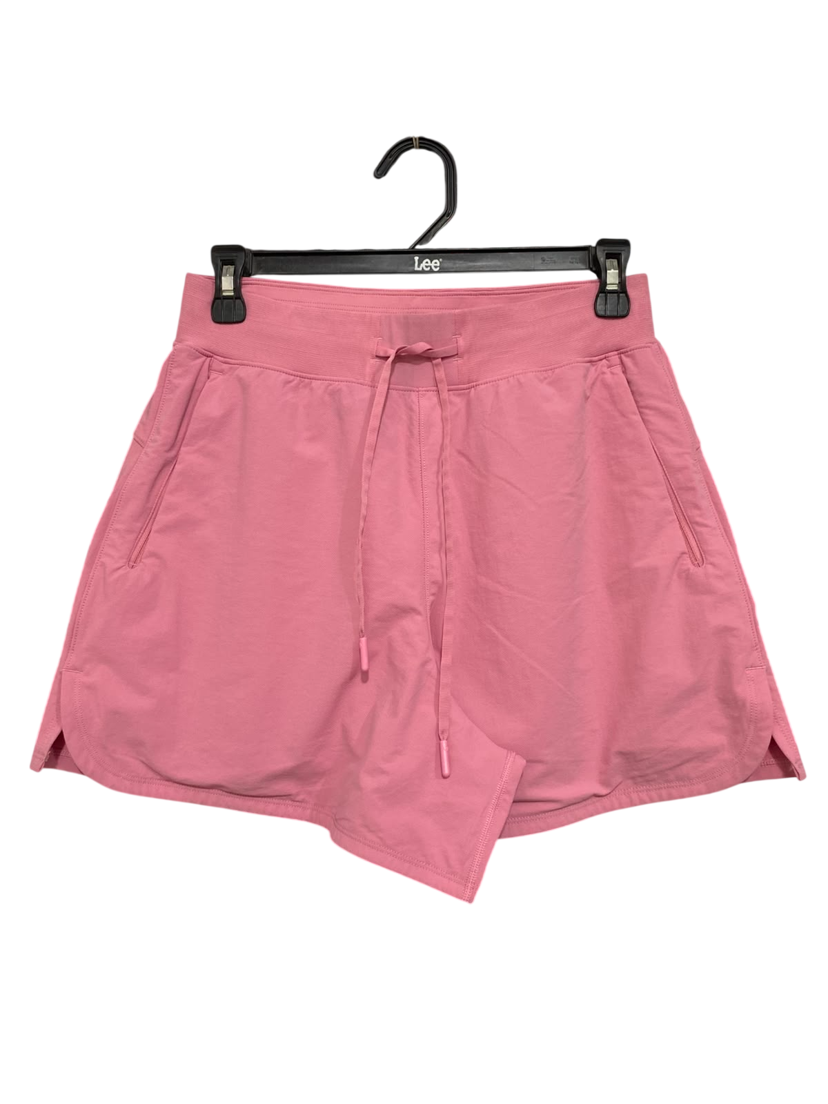 LULULEMON |S| WAIST 26| WOMEN'S DUSTY PINK HIGH-WAISTED DRAWSTRING RUNNING SHORTS WITH POCKETS