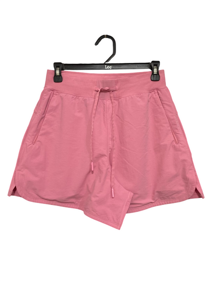 LULULEMON |S| WAIST 26| WOMEN'S DUSTY PINK HIGH-WAISTED DRAWSTRING RUNNING SHORTS WITH POCKETS