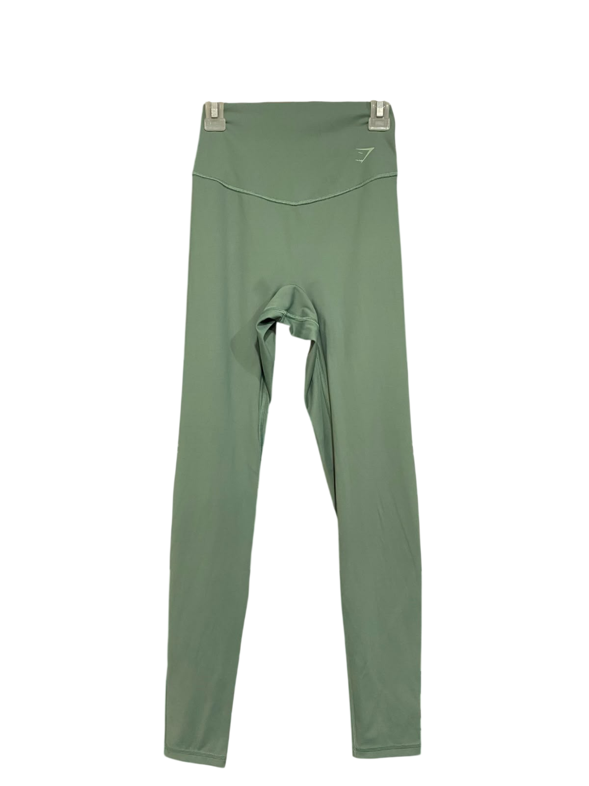 GYMSHARK |XS| WAIST 20| WOMEN'S SAGE GREEN HIGH-WAISTED ATHLETIC WORKOUT LEGGINGS
