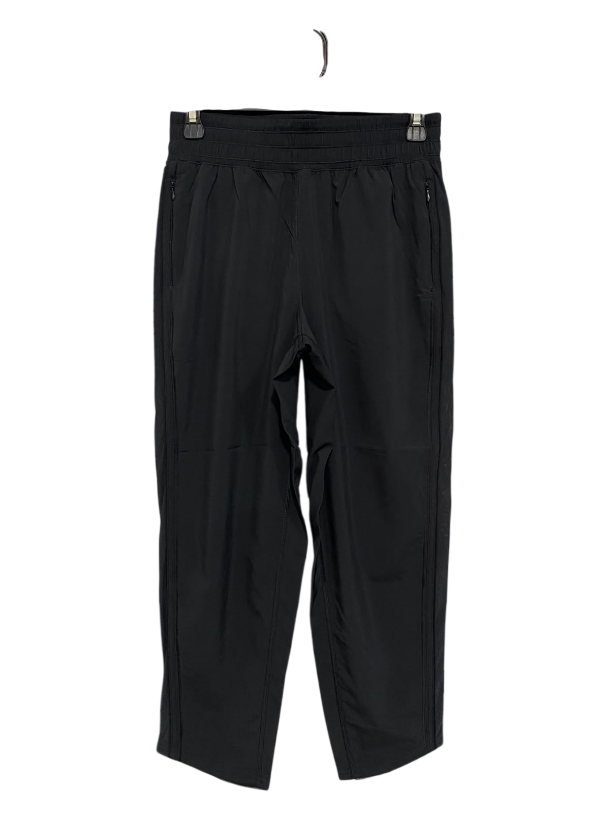LULULEMON |S| WAIST 26| BLACK LIGHTWEIGHT ZIPPER-POCKET ATHLETIC TRACK PANTS